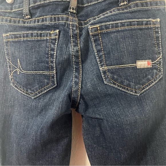 Ariat Work FR (Fire Resistant)Mid Rise Boot Jeans Mens 27L Dark Denim CAT2 2112 - Picture 5 of 14